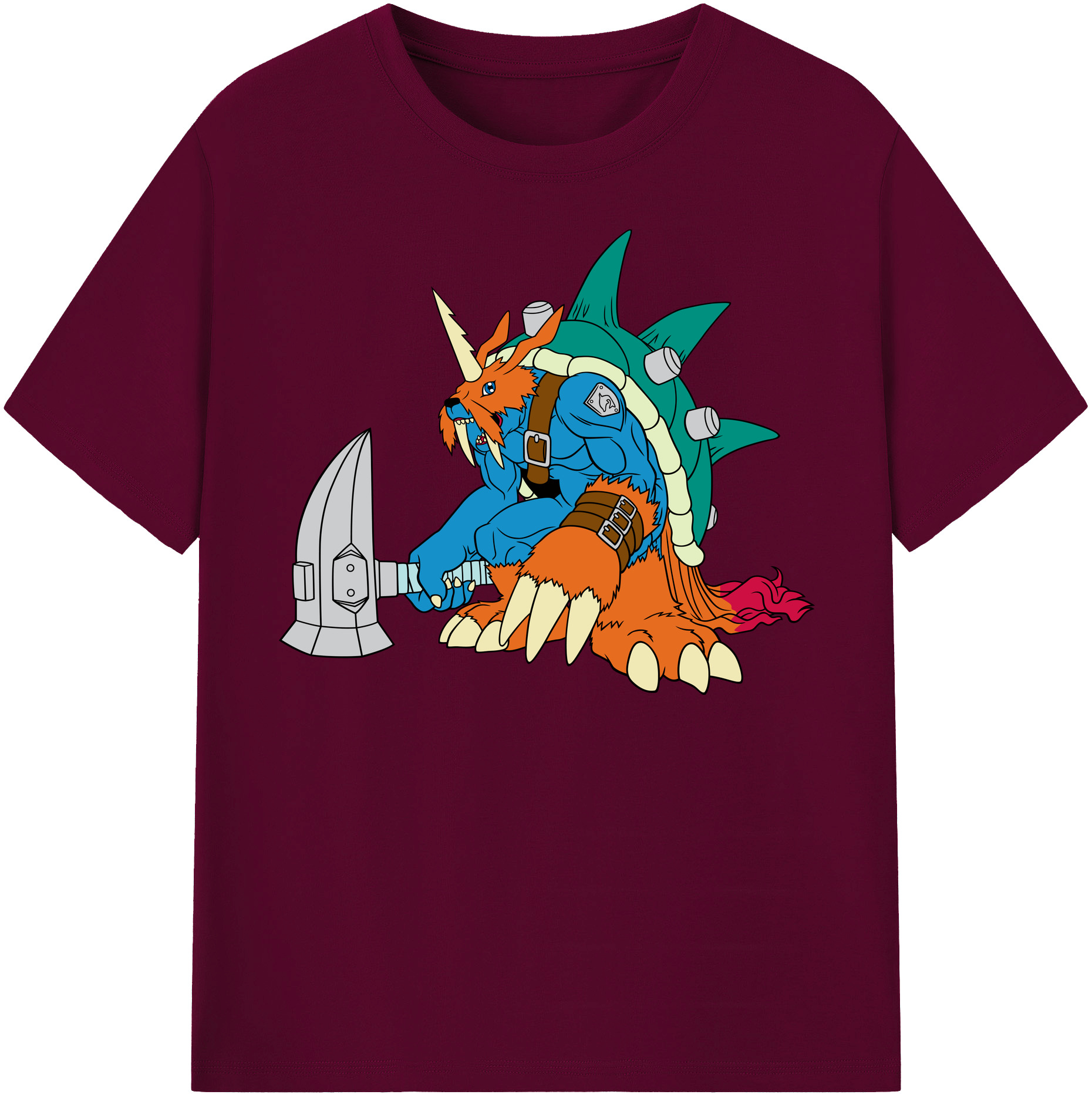 （画像用） Digimon デジタルモンスター/デジモン レディースカジュアルプリントTシャツ（綿100％）
